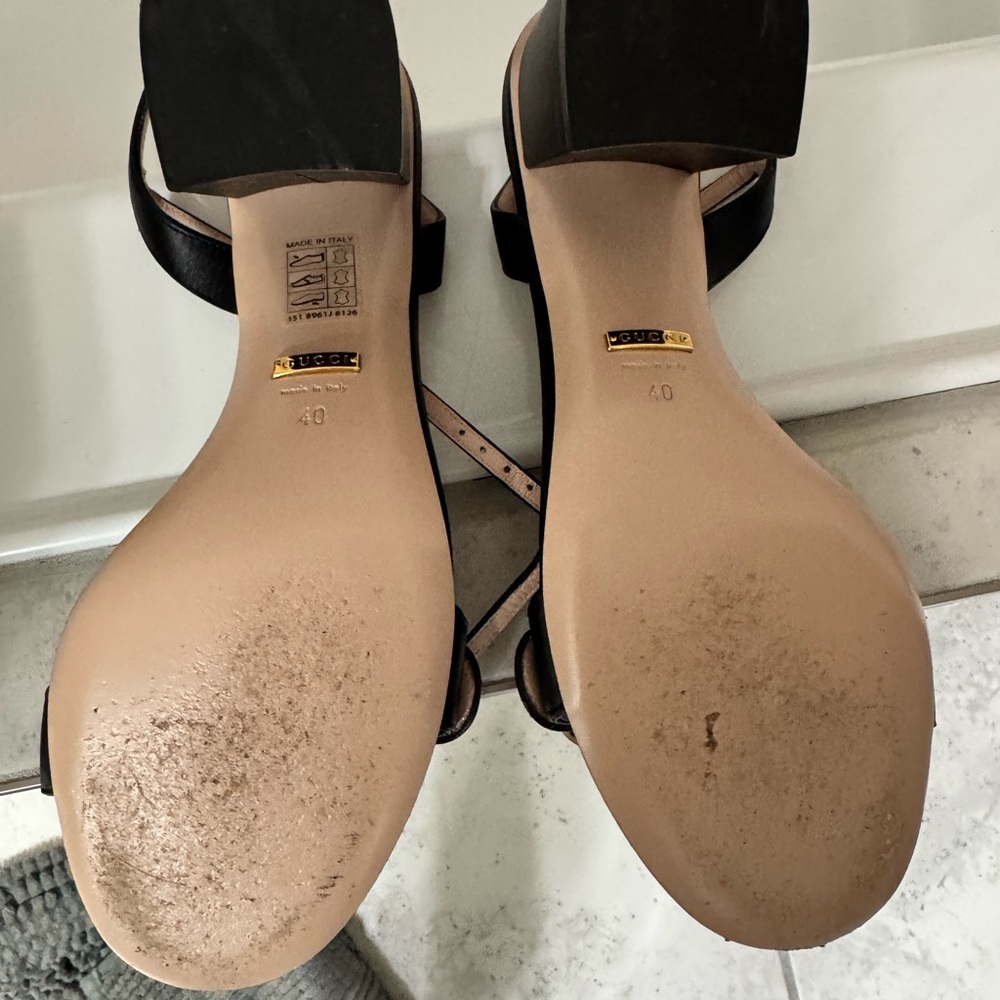 Gucci Marmont Leather Block Heel Sandal
SALE!!! Closet Clean Out Price - Picture 6 of 13